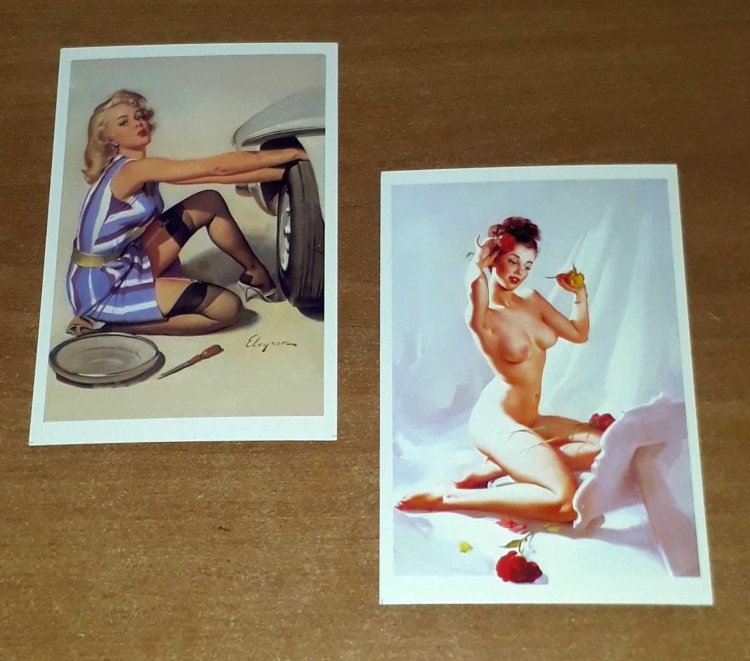 Naked women in the style of PIN AP