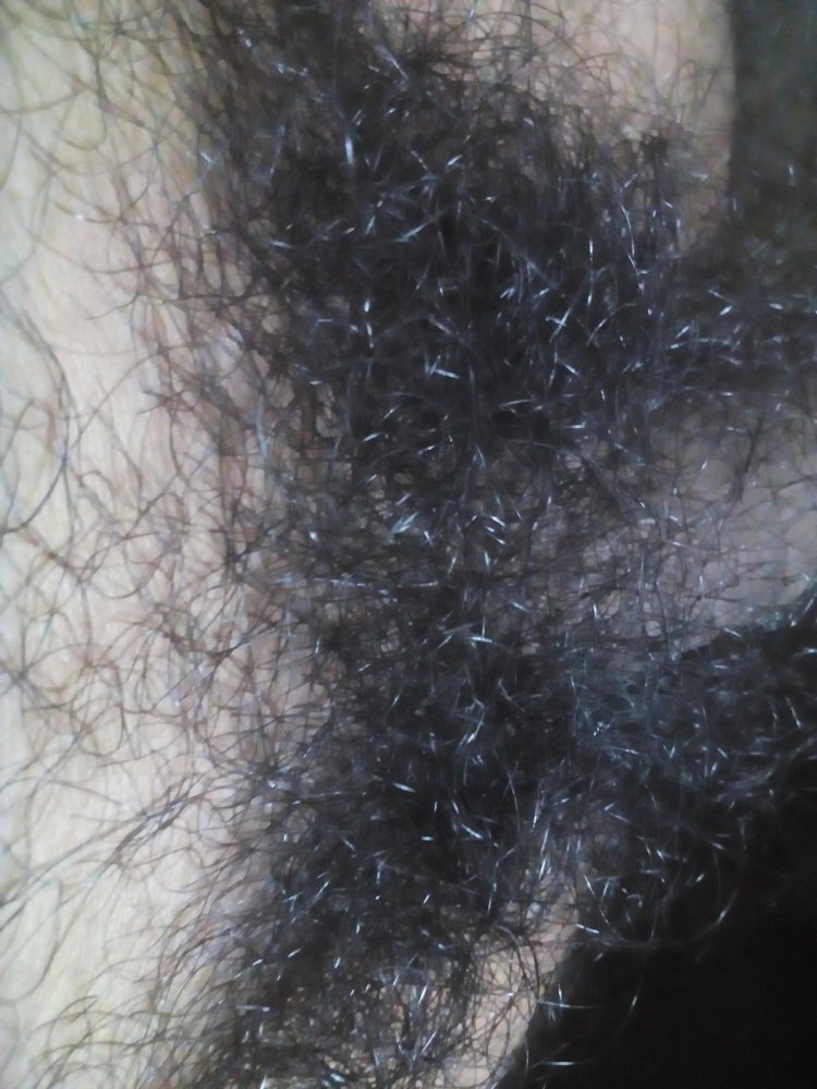 Long pubic hair