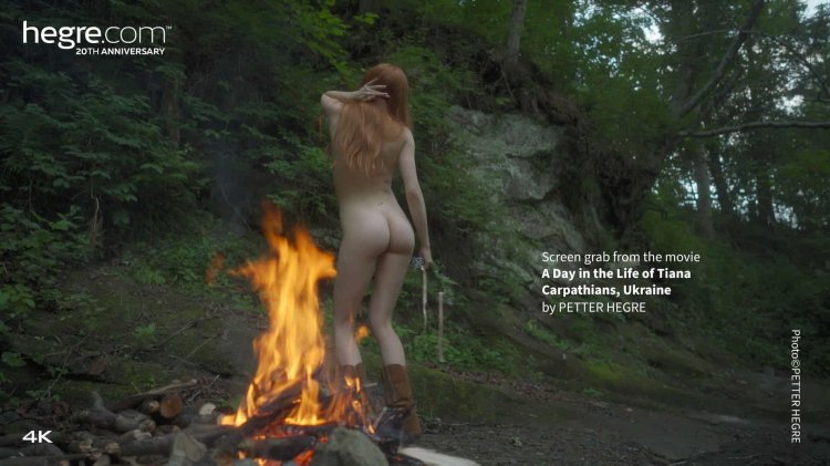 Photo shoot with fire