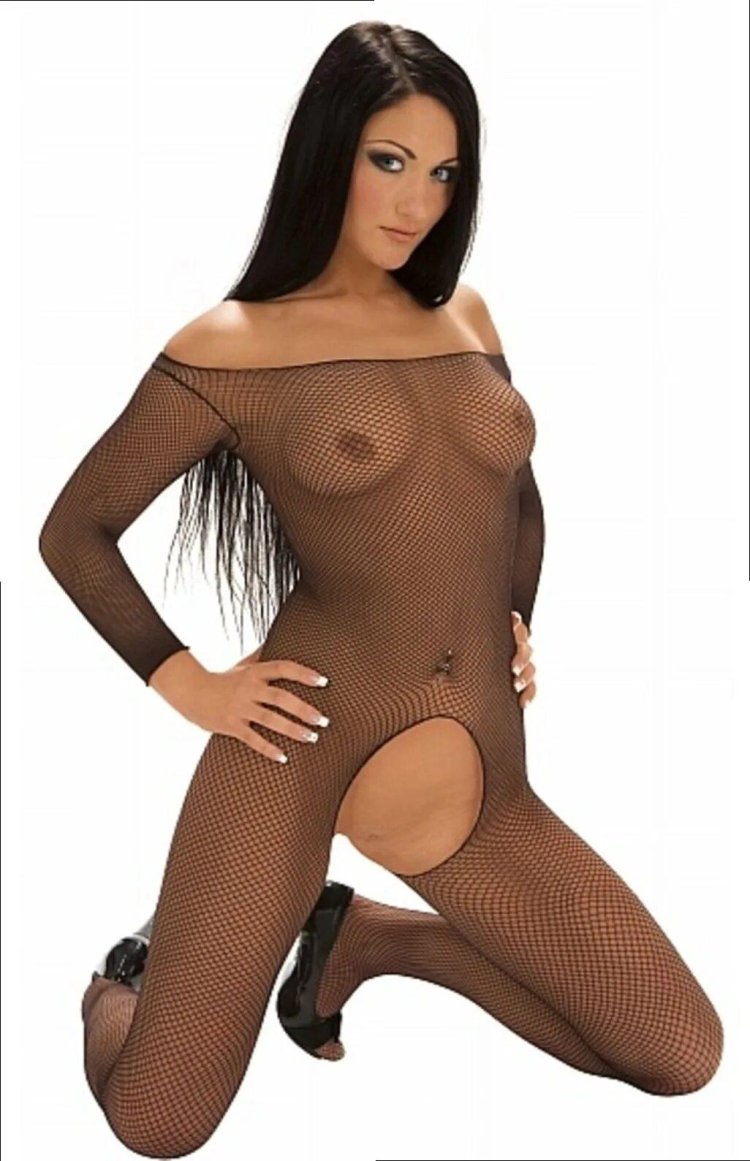 Erotic suit with holes