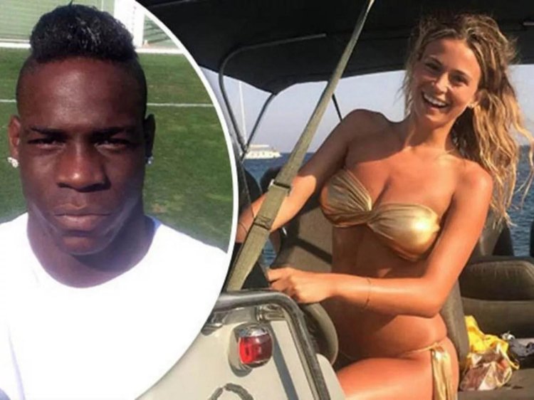 Mario Balotelli with girls