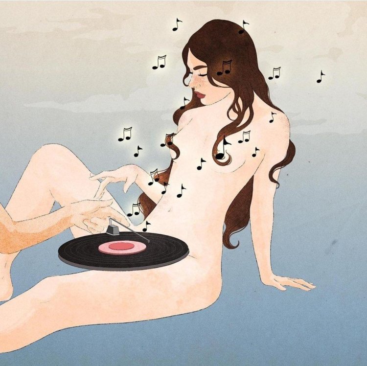 Photo session with records