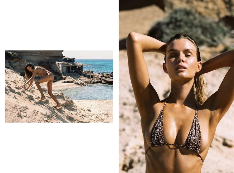 Bruna Lirio in a swimsuit