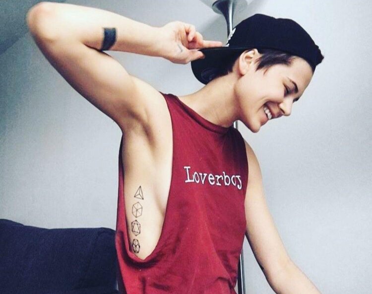 Ruby Rose haircut Tombo