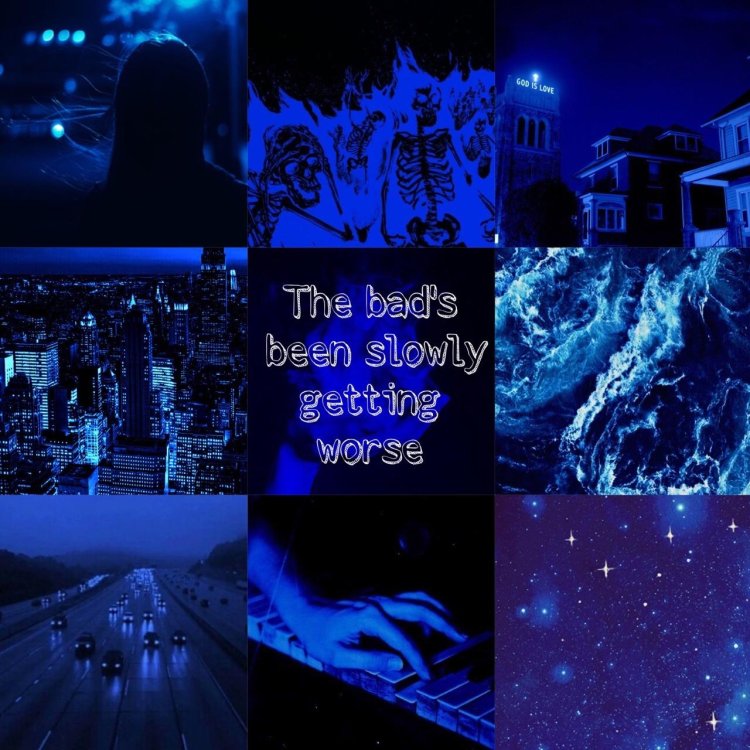Blue color Aesthetics
