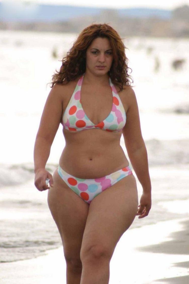 A woman with wide hips