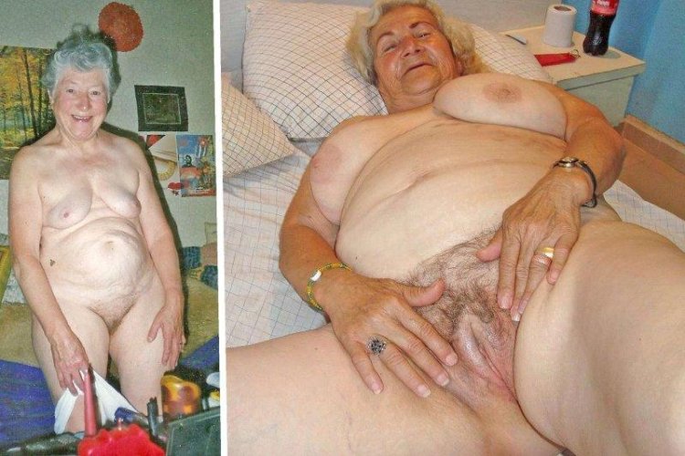 Very old naked grandmothers