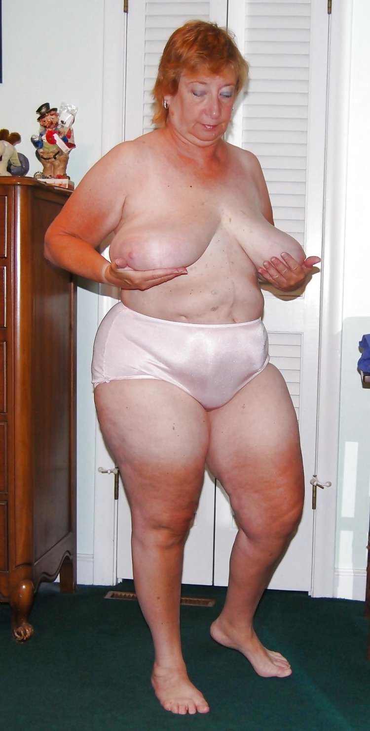 Thick old women in underwear