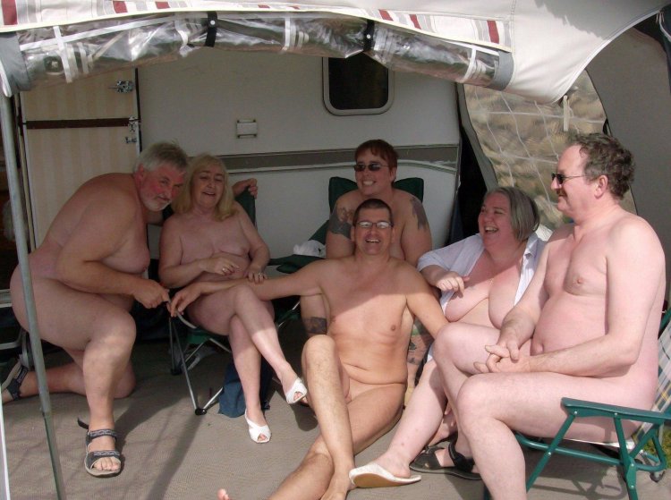 Fat nudists-swingers