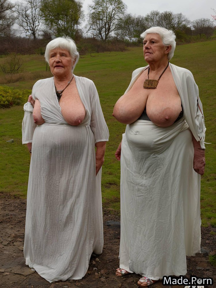 Giant boobs old women