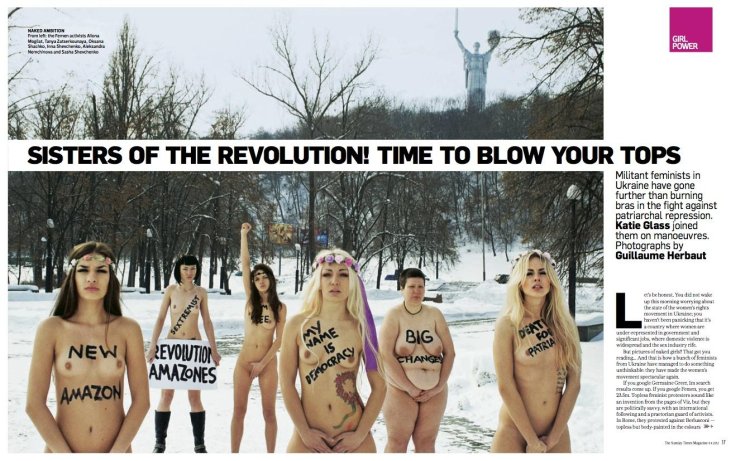 Naked Ukrainian female