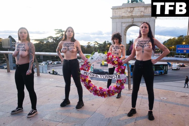Femen activists in Spain