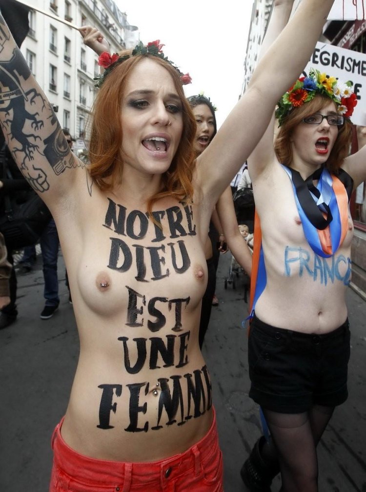 Ukrainian activists Femen