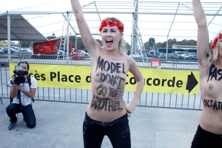 Naked Ukrainian female