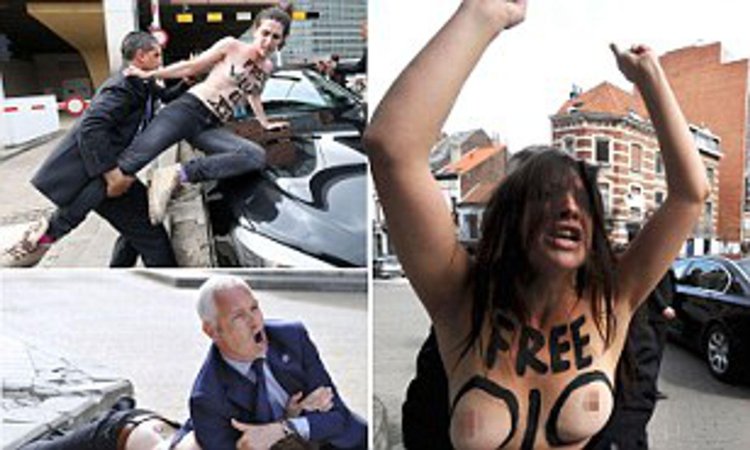 Femen activists were exposed