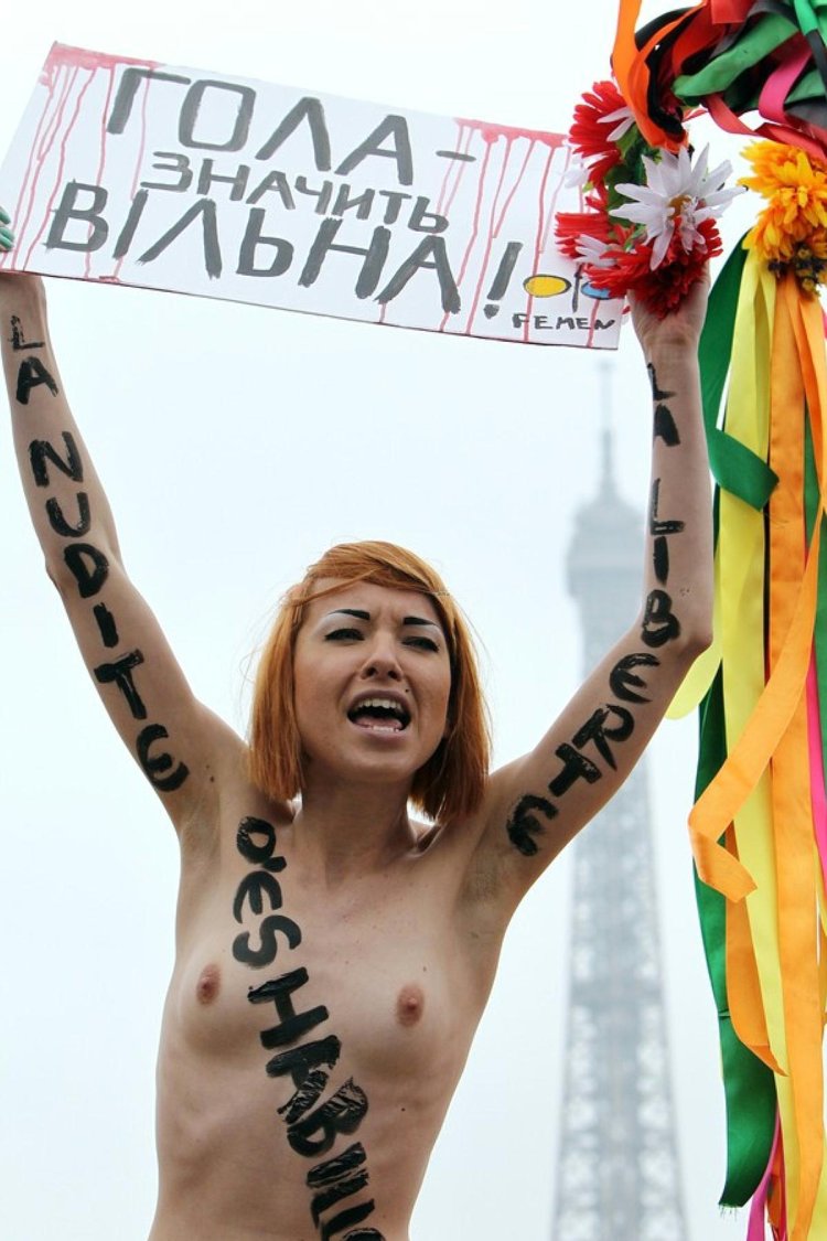 Naked Ukrainian female