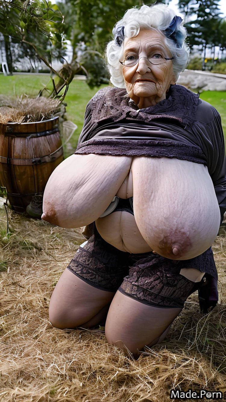 Big boobs of grandmothers