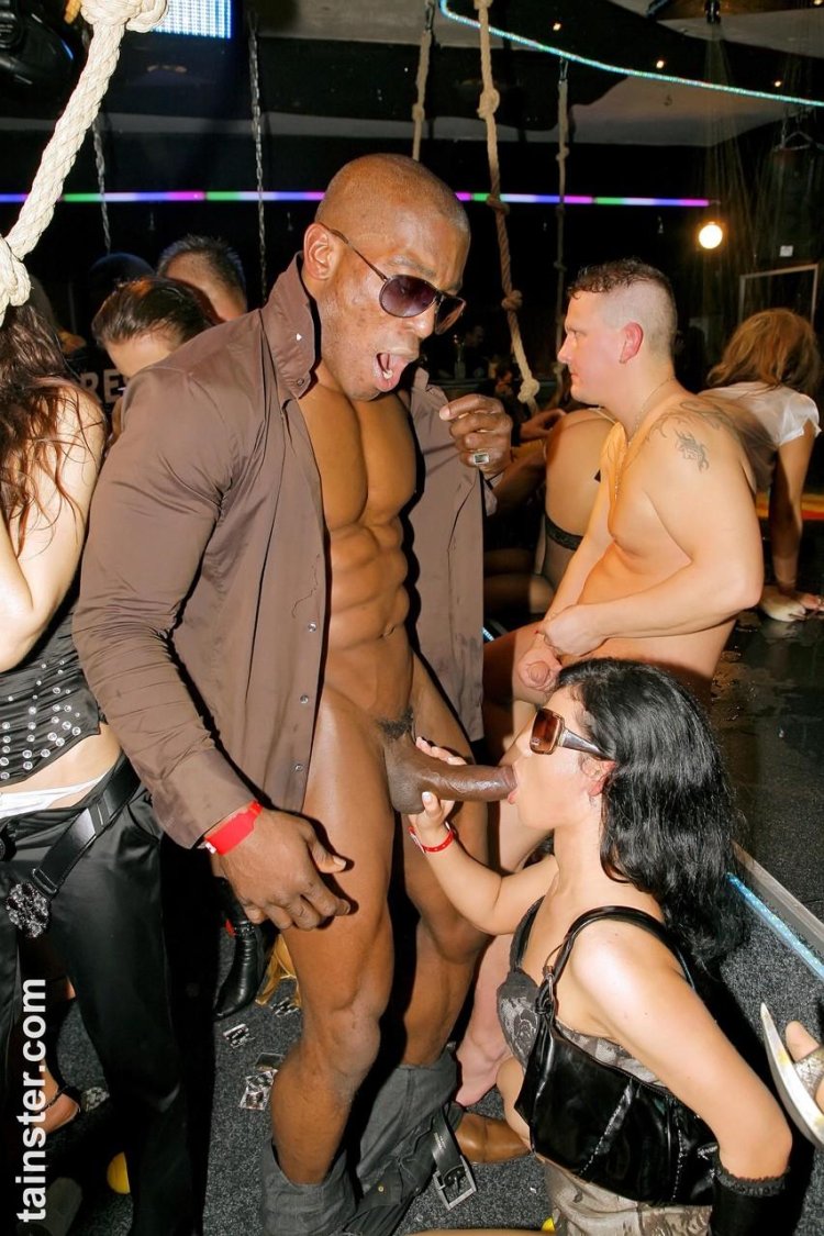 Saws on a stripper at party