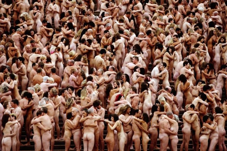 A lot of naked people
