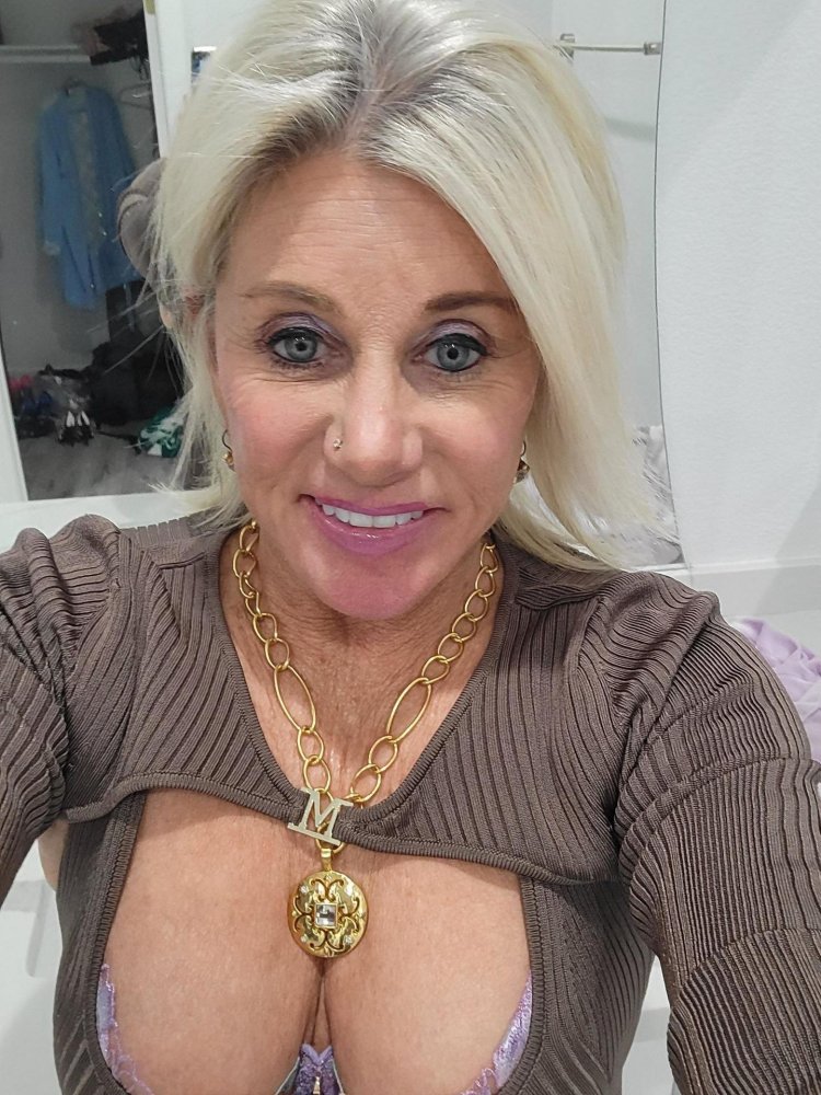 Mature blonde Payton Hall