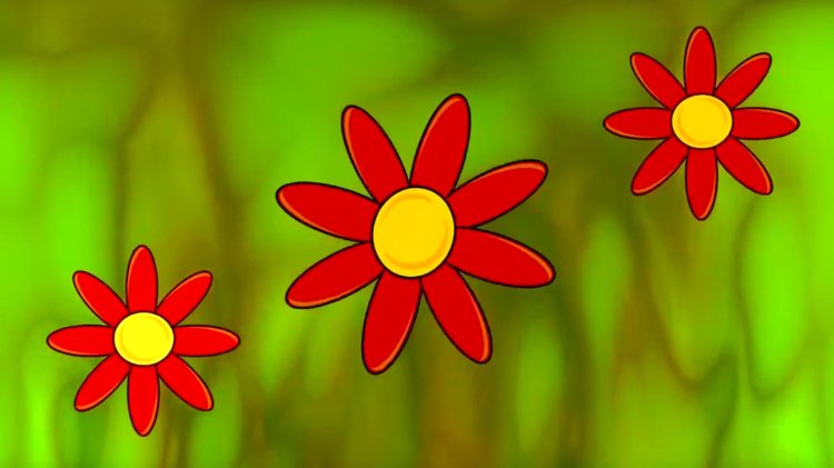 Flower drawing for children