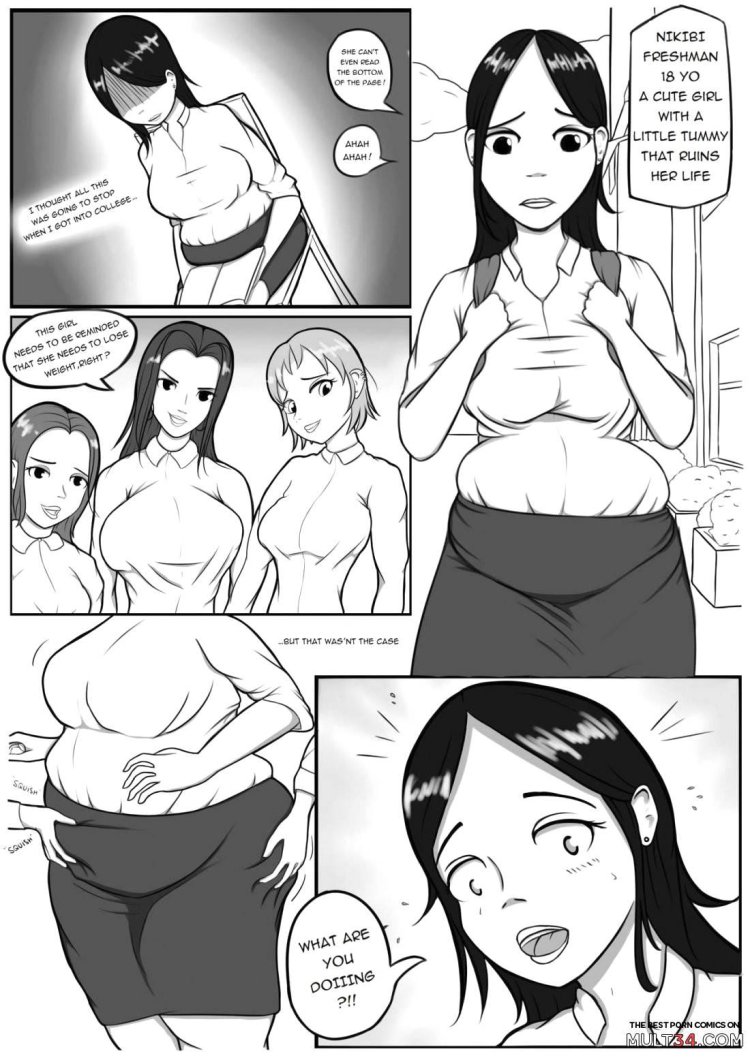 Fat anime comics