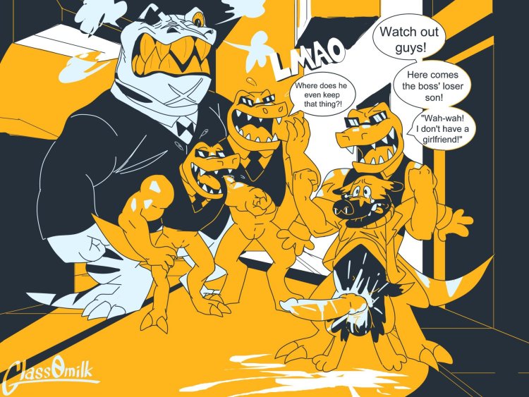 The characters are monsters