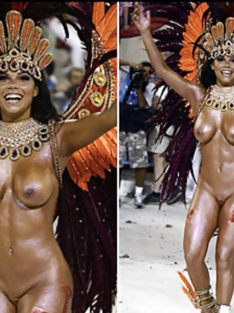 Naked Brazilians on the Carnival