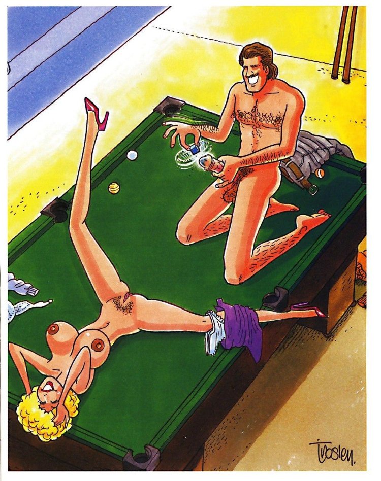 Funny erotic drawings from Hustler magazine