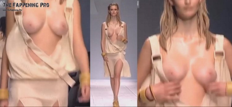 Alan Kuznetsova chest nude catwalk