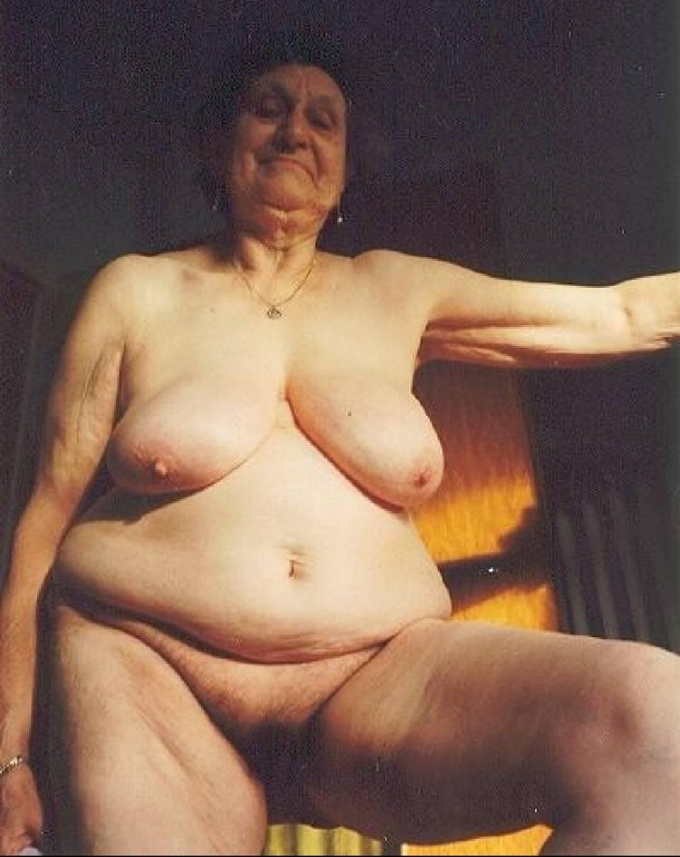 Naked fat old women
