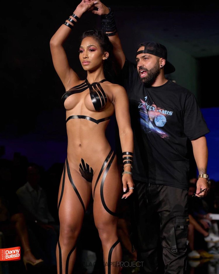 Miami swim week black tape project