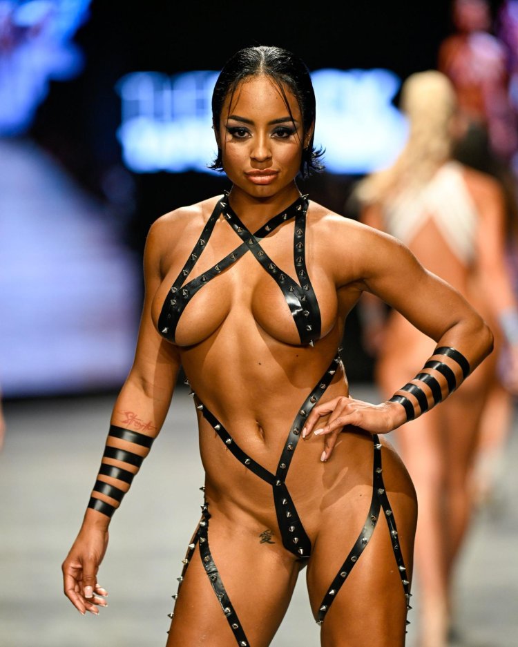 Miami swim week black tape project