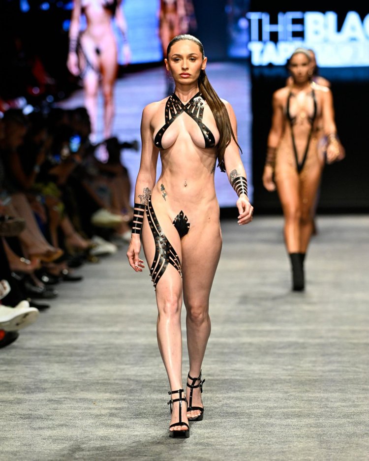 Black Tape Project swimsuit