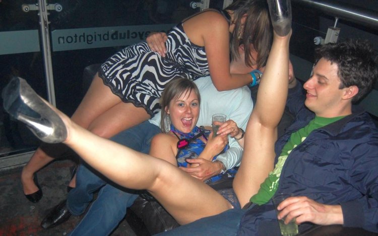 Lights of drunk girls