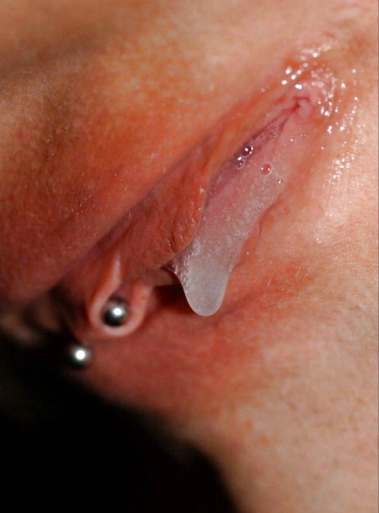 Wet clitoris