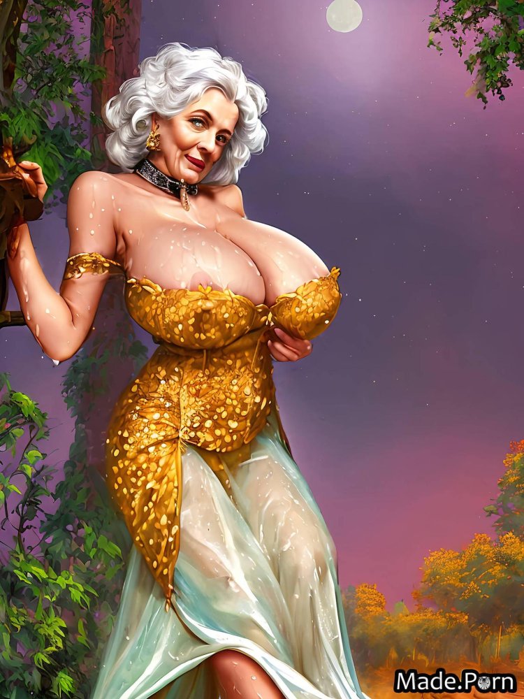 Big boobs of grandmothers