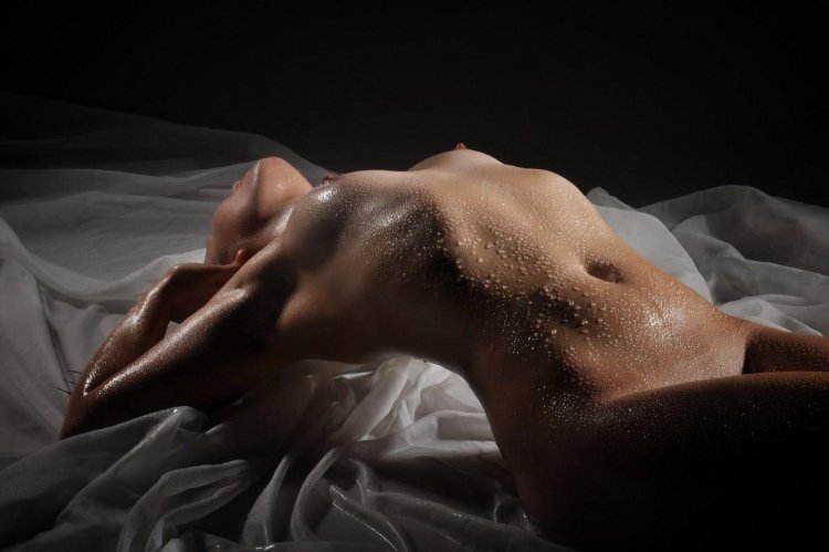 Beautiful naked female body