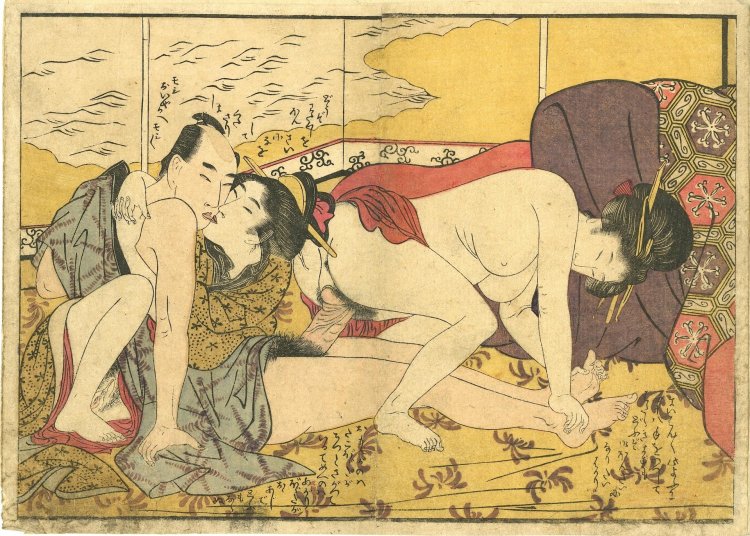 Japanese erotic engraving Xuung