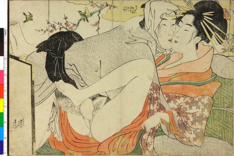 Japanese erotic engraving Xuung