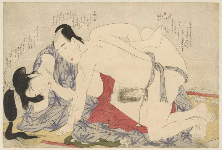 Japanese erotic engraving Xuung