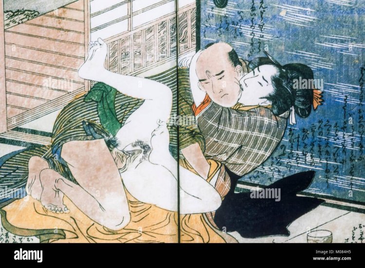 Japanese erotic engraving Xuung