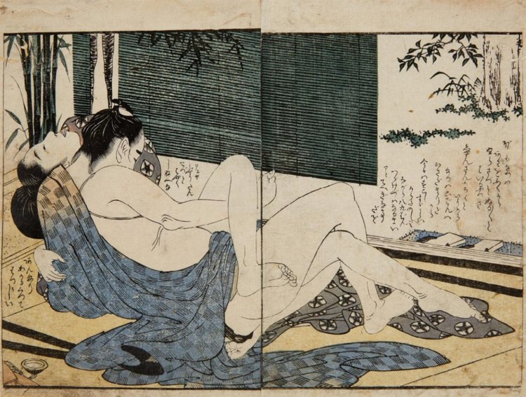 Japanese erotic engraving Xuung