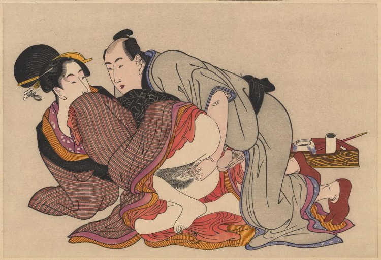 Japanese erotic engraving Xuung