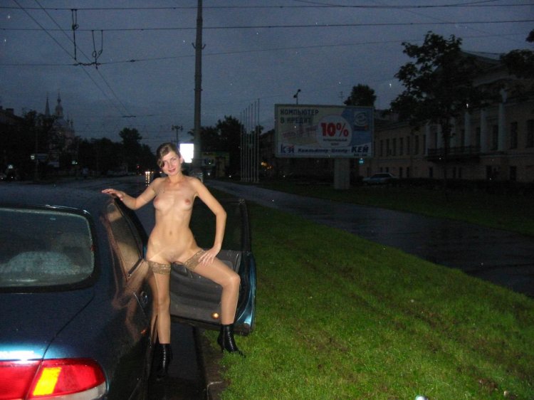 Naked night on the street private