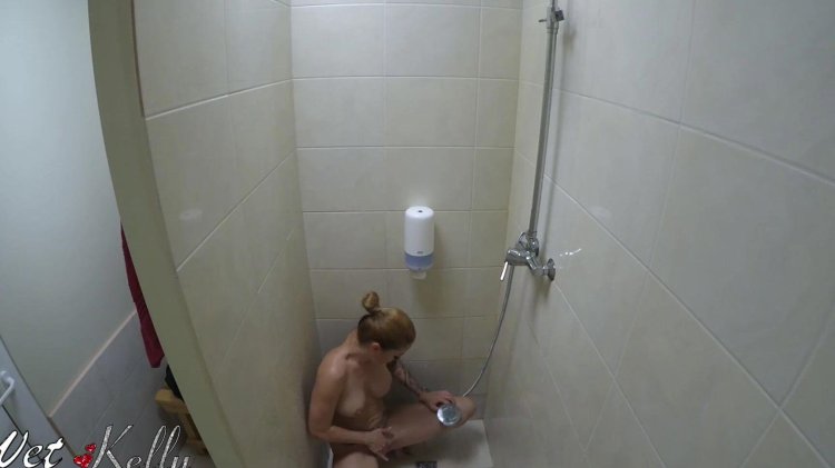 In the shower