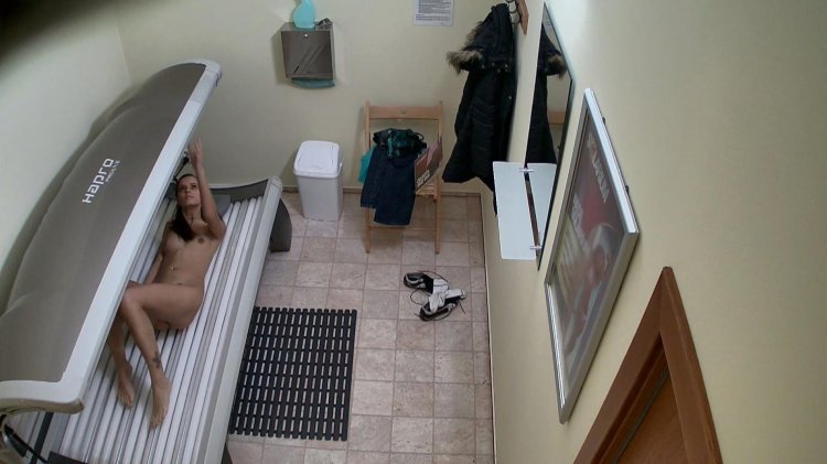 Hidden camera in solarium