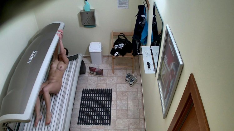 Hidden camera in solarium