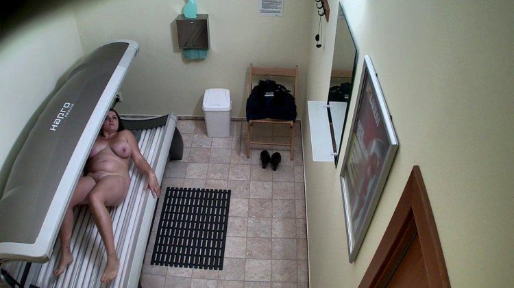 Hidden camera in solarium