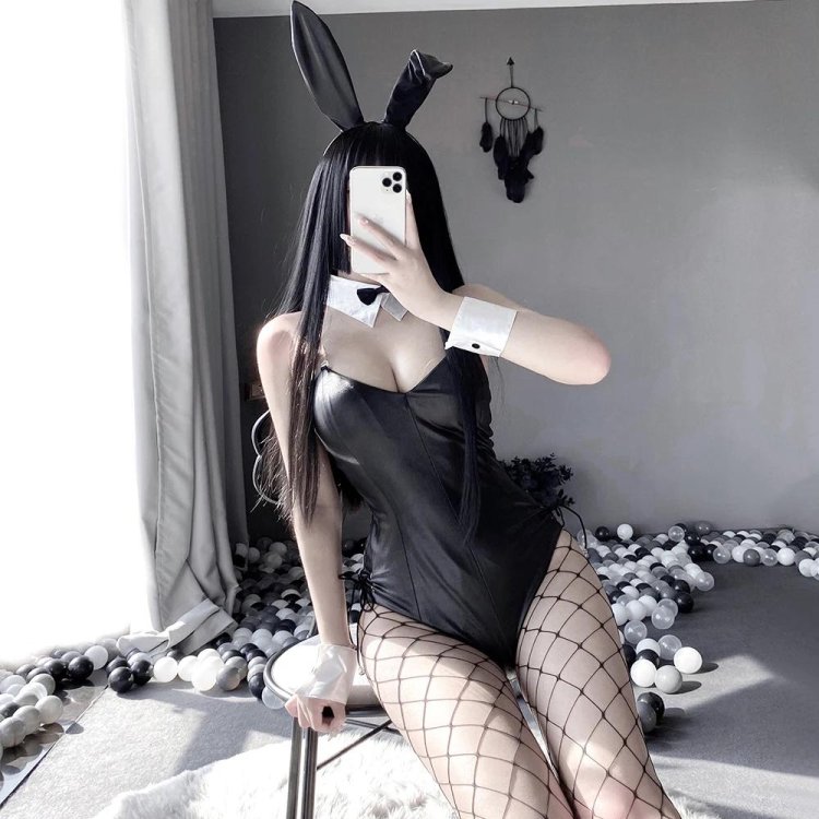 Girl in a rabbit suit